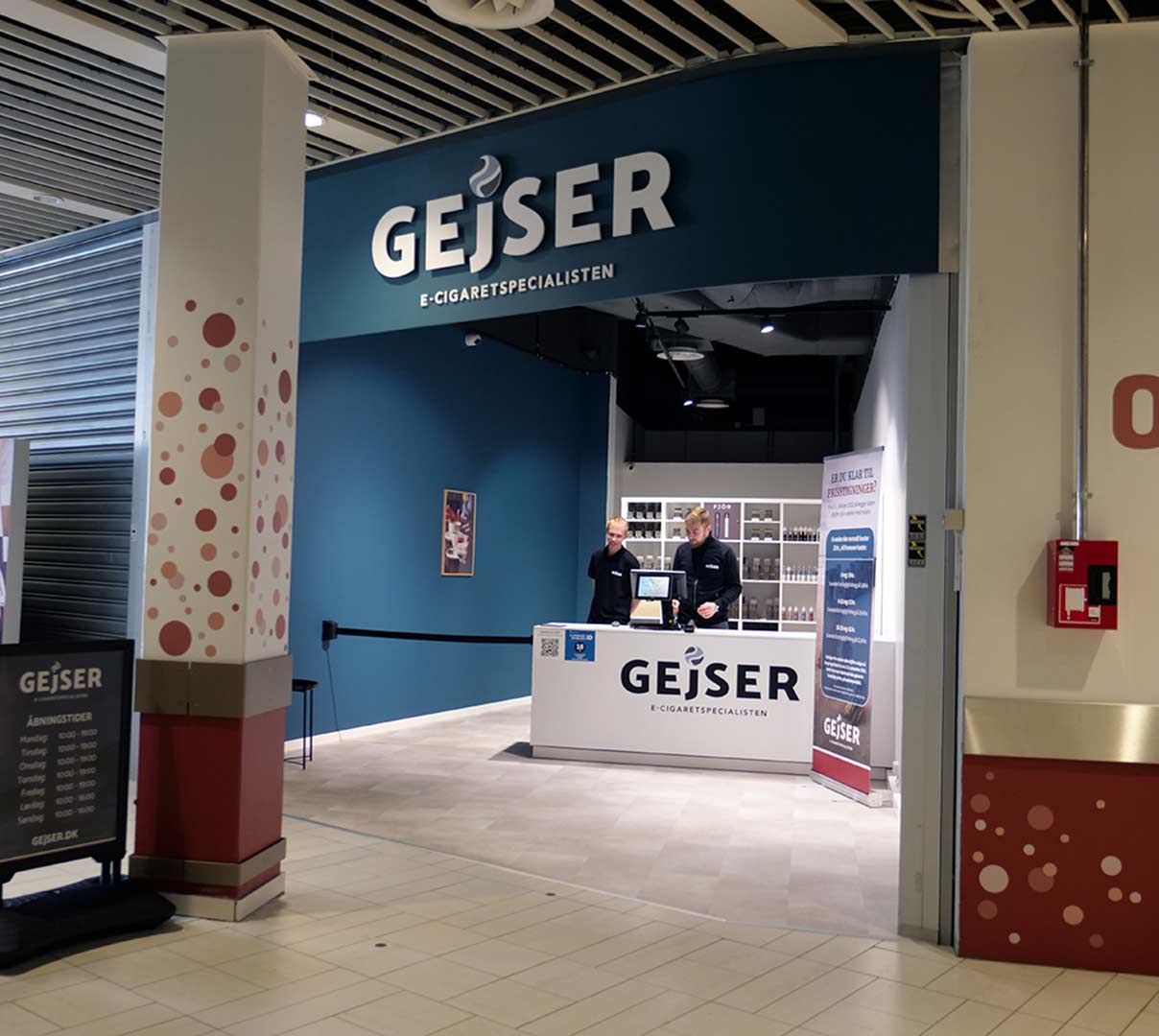 GEjSER er åbnet i Glostrup Shoppingcenter